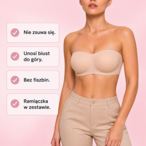 Biustonosz Fazi Bello - push-up z elastycznym materiałem