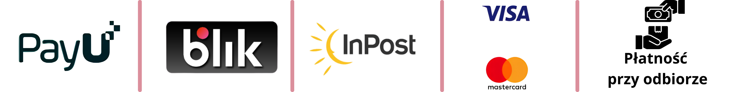 Metody płatności i dostawy: PayU, BLIK, InPost