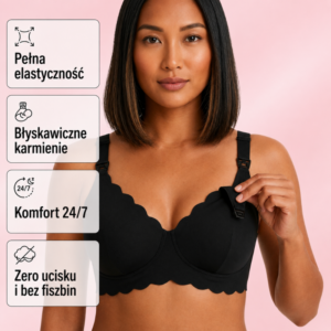 Biustonosz Mami Bello - łatwość w karmieniu piersią na co dzień